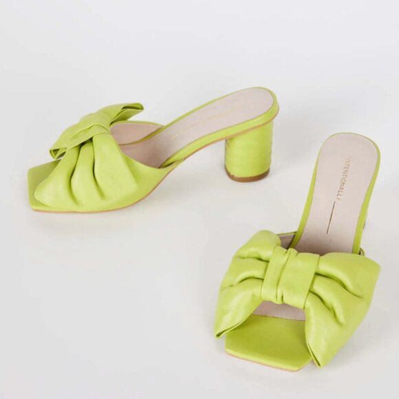 NWOT Intentionally Blank Kriselda Leather Heel - Picture 2 of 5